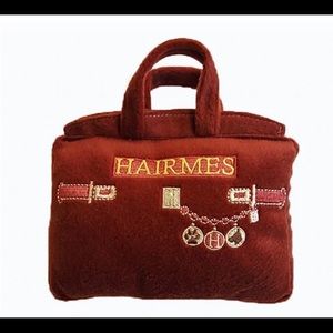 New Hairmes Dog Purse Squeaker Toy. SOLD OUT! Perfect for your pampered Pup.
